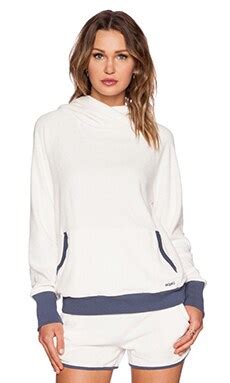 Marc by Marc Jacobs Sadie Solid Terry Jodie Hoodie in Talc.